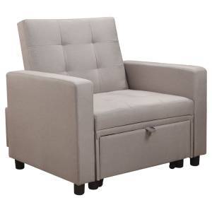 IMOLA Πολυθρόνα - Κρεβάτι Σαλονιού - Καθιστικού, Ύφασμα Cappuccino Ε-00022592 Ε9921,13