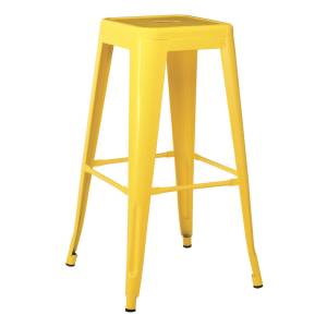 RELIX Σκαμπό Bar, Μέταλλο Βαφή Κίτρινο Ε-00023581 Ε5190,9W