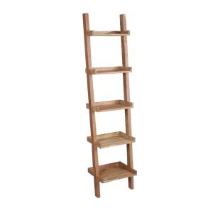 LADDER Βιβλιοθήκη - Ραφιέρα Ξύλο Ακακία Φυσικό Ε-00018409 ΕΑ7019