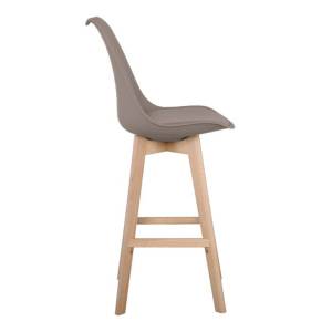 MARTIN Σκαμπό BAR Οξιά Φυσικό, PP-Pu Sand Beige, Μονταρισμένη Ταπετσαρία Ε-00019485 ΕΜ147,9 (ΣΕΤ ΤΩΝ 4)