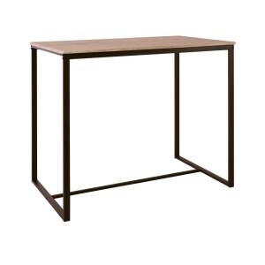 HENRY Τραπέζι BAR Μέταλλο Βαφή Σκούρο Καφέ - Sonoma Ε-00022129 ΕΜ9795,1Τ