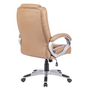 BF6950 Πολυθρόνα Γραφείου Διευθυντή, Pu Μπεζ Ε-00024337 ΕΟ278,5