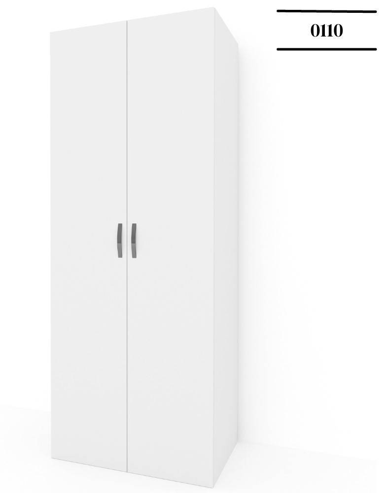 Ντουλάπα δίφυλλη Santorini -  Grey Craft Oak (80x52x180)