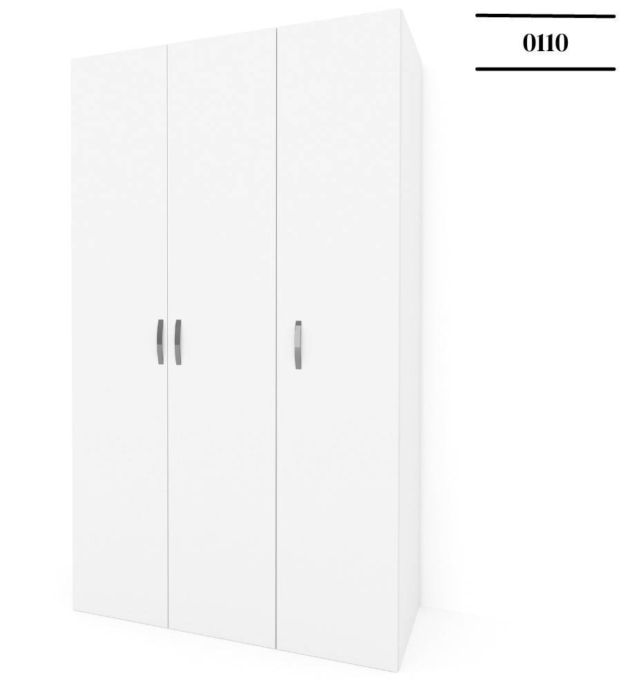 Ντουλάπα τρίφυλλη Line plus -  Light Sonoma Oak (120x52x205)